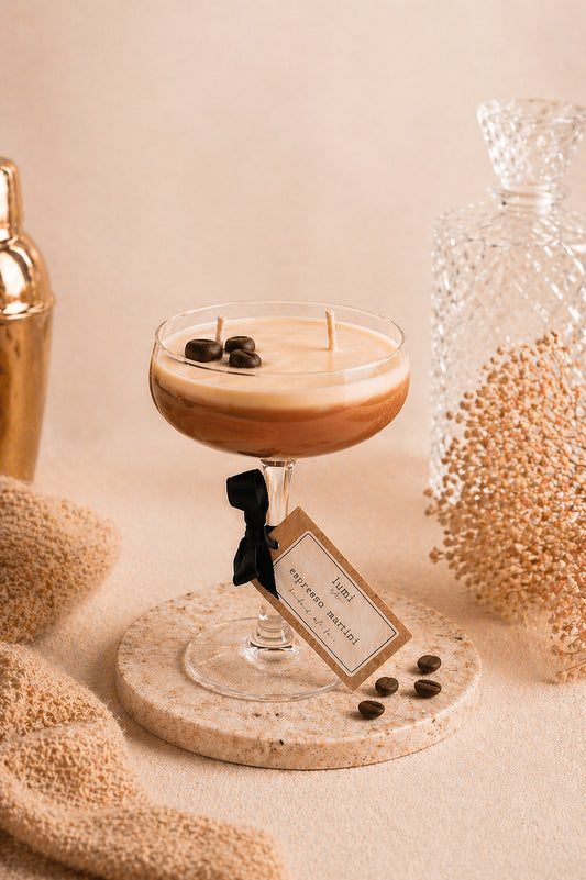 Espresso Cocktail Kerze