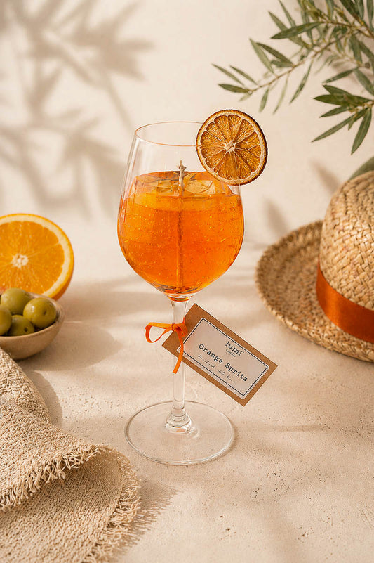 Orange Spritz Kerze